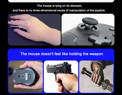 Premium Shooting Game Mouse with Vertical Grip