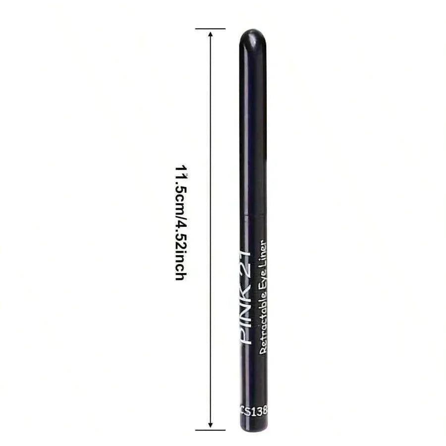 3pcs Crayons Eyeliner Noir Étanches - Résistants aux Taches & Longue Durée