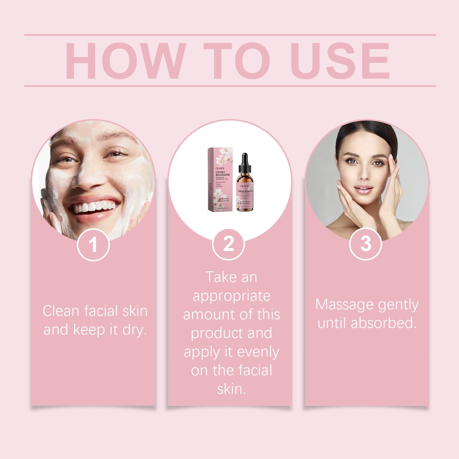 Facial Moisturizing Essential Oil, Moisturizing And Nourishing Facial Firming Care Essential Oil Soft And Moisturizing Skin - Korvel
