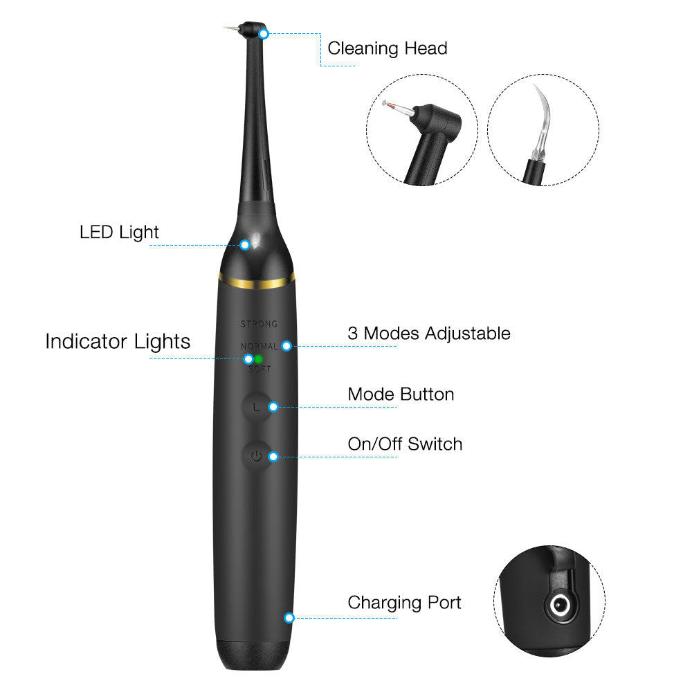 Portable Electric Tooth Scaler Dental Care Tool Adult Beauty Tooth Scaler To Remove Calculus - Korvel