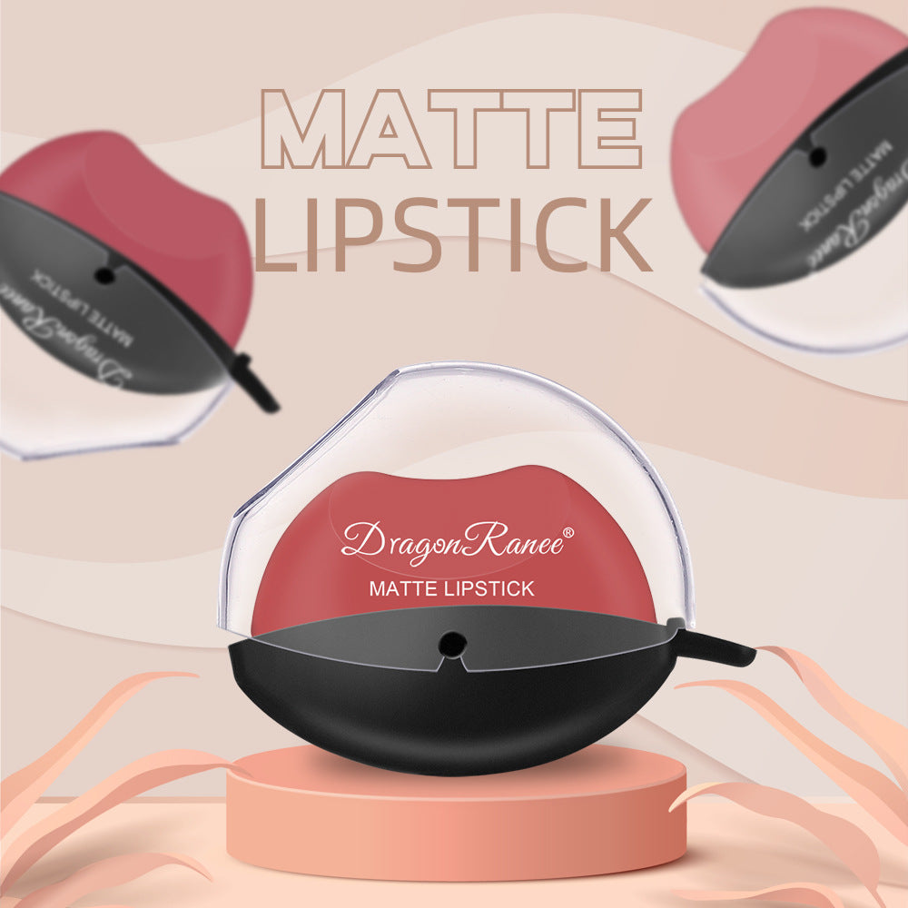 Sip Into Makeup Lazy Lip Lipstick Lipstick Is Not Easy To Fade Matte Makeup Effect Matte Lipstick Big Red Lipstick - Korvel