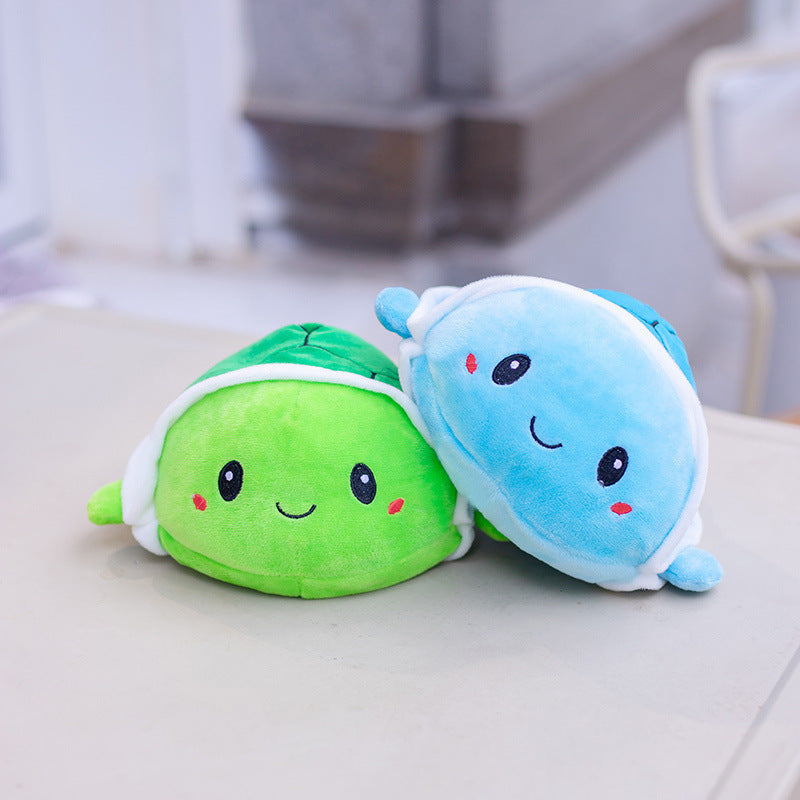 Flip Little Turtle Plush Toy Doll Double-sided Octopus Doll Flip Side Doll Toy - Korvel