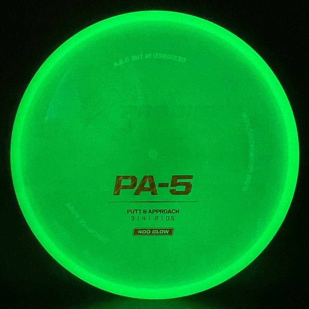 Glow PA-5 Disc Golf Disc - 400 Plastic