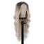 Premium Long Curly Hair Wig with Gradual Color Change