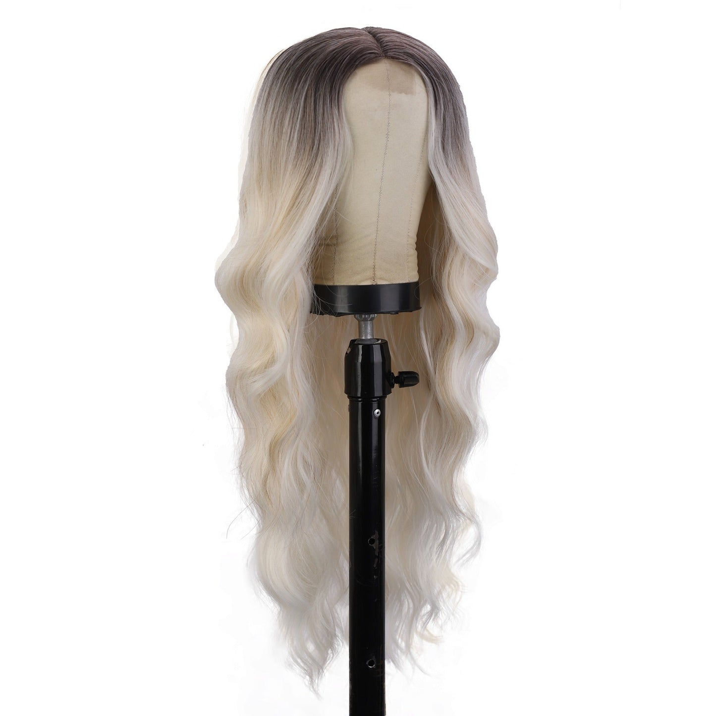 Premium Long Curly Hair Wig with Gradual Color Change