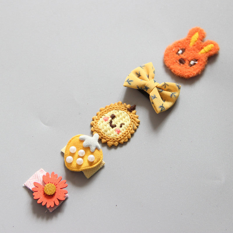 Juego de Clips para el Cabello de la Pequeña Princesa Coreana para Niñas