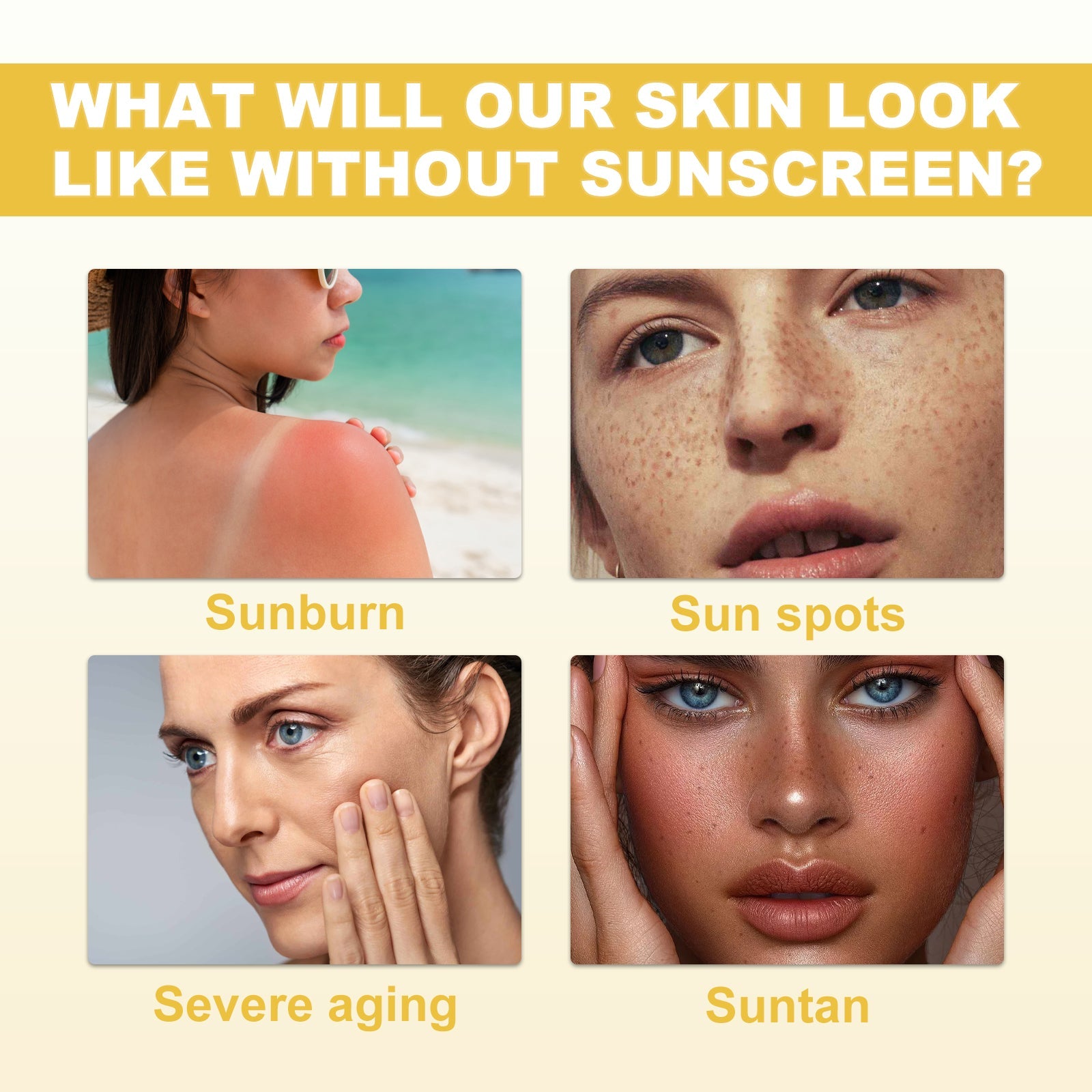 Sunscreen Stick, Refreshing Non-Greasy Concealer Moisturizing Whitening Skin Protection Cream - Korvel