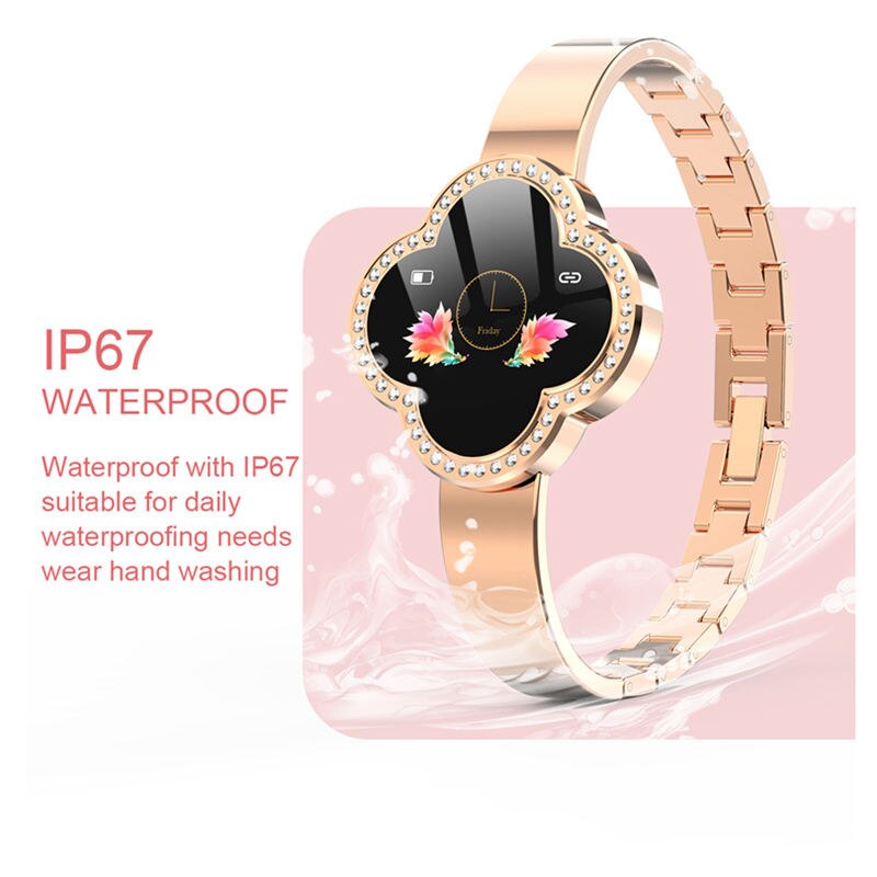 Pulsera de Fitness Inteligente S6 para Mujeres - Rastreador de Actividad Impermeable