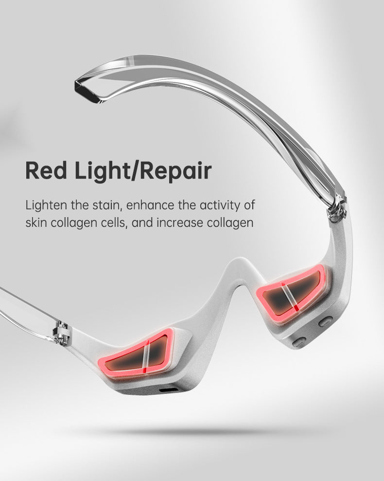 Premium Electric Eye Massager with LED Red Light Therapy