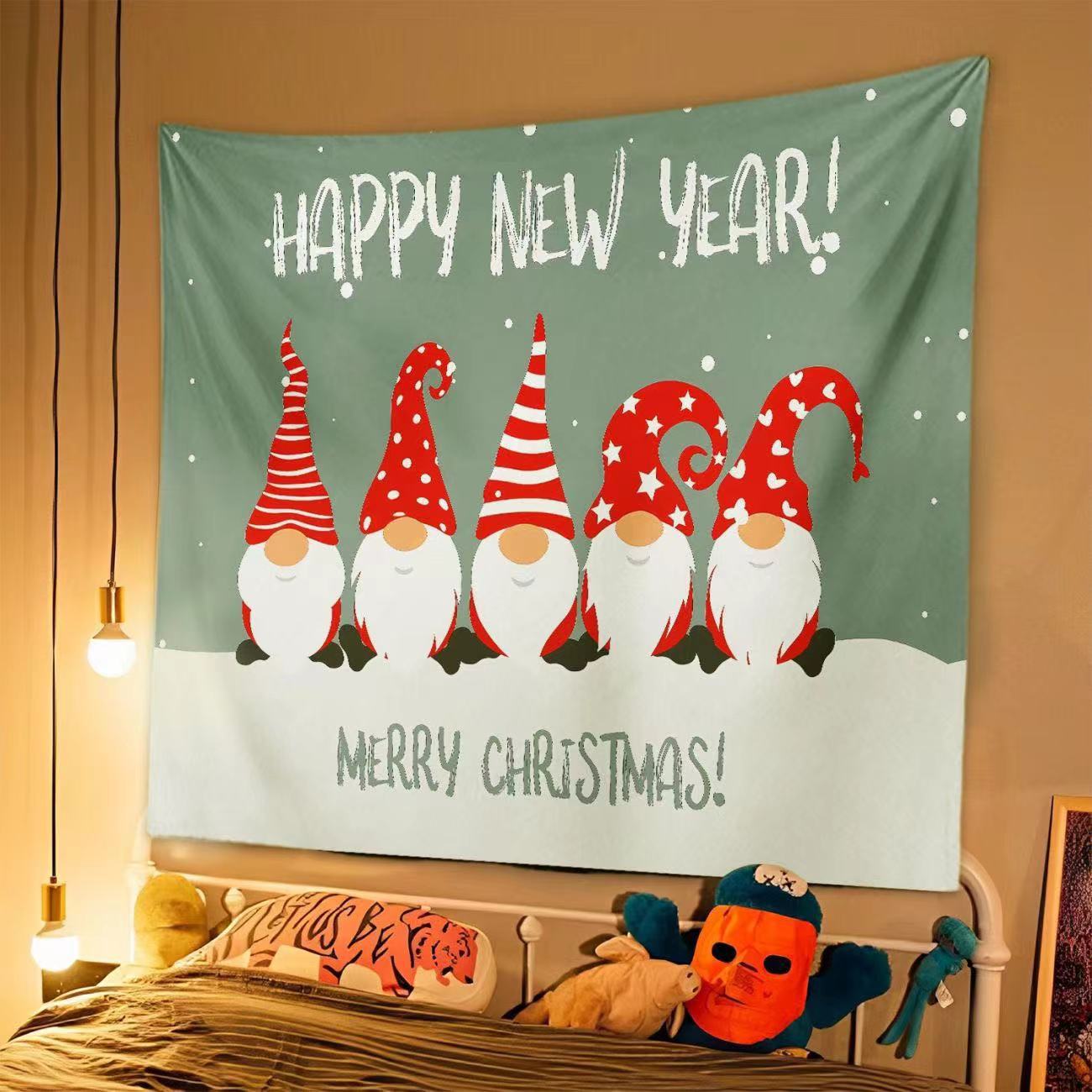 Tapisserie de Noël Élégante pour Décor Festif