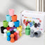 Children's Color Little People Classification Cup Stacking Joy Kindergarten Baby Hand Eye Coordination Training Puzzle Toy - Korvel