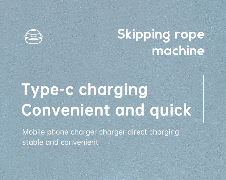 Smart Rope Skipping Machine Smart Jump Rope Machine 10-level Speed Adjustment Led Seven-color Light Wireless Music Function - Korvel