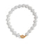 Fashionable irregular shaped pearl necklace, light luxury style, metallic feeling, collarbone chain set - Korvel
