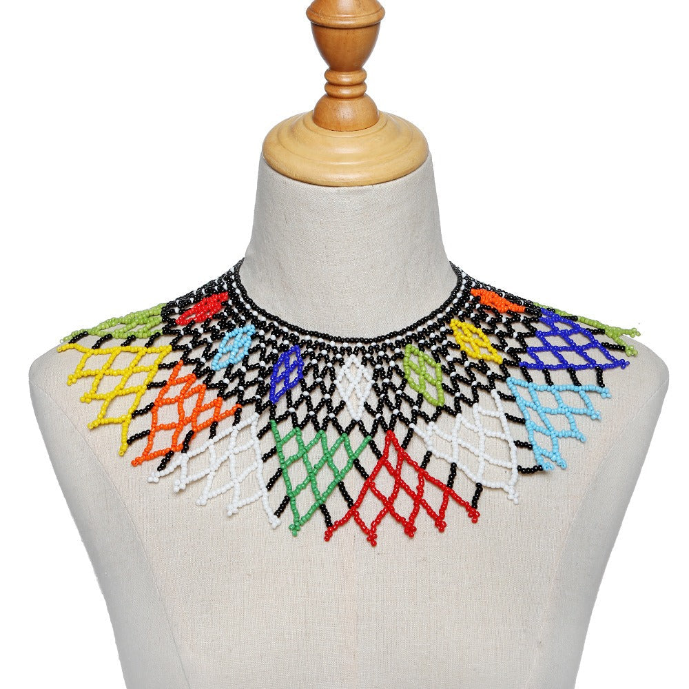 Beaded Clothing Necklace Assembly Beaded Clothing - Korvel
