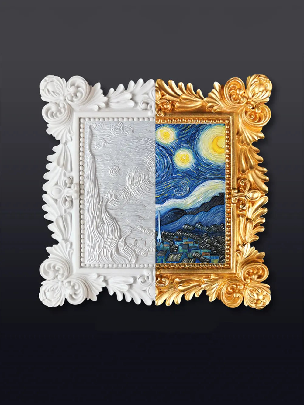Relief Van Gogh's Starry Night DIY 3D Oil Painting Kit - Korvel