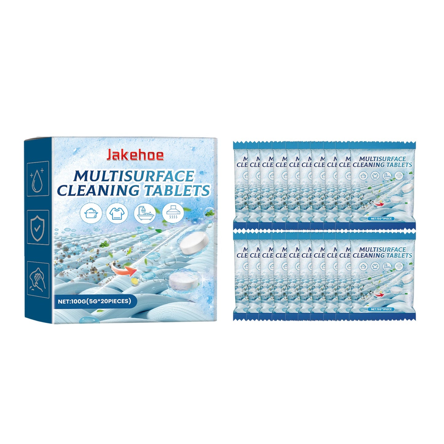 Effervescent Multisurface Cleaning Tablets