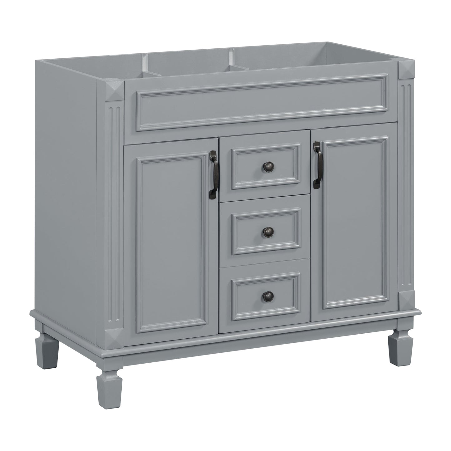 36'' Modern Bathroom Vanity - Cabinet Only with Soft Closing Doors