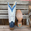 Roper Women's Americana Blue Leather Boots - Korvel