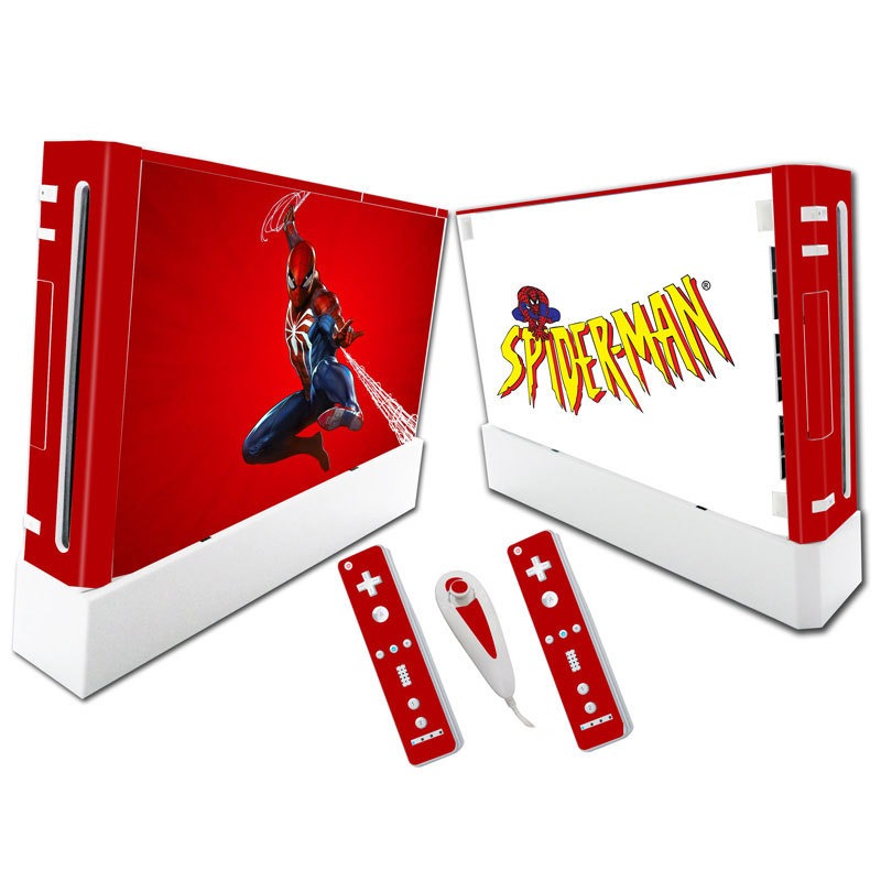 Peau de Console Wii Spider-Man Fortress Night - Styles Multiples