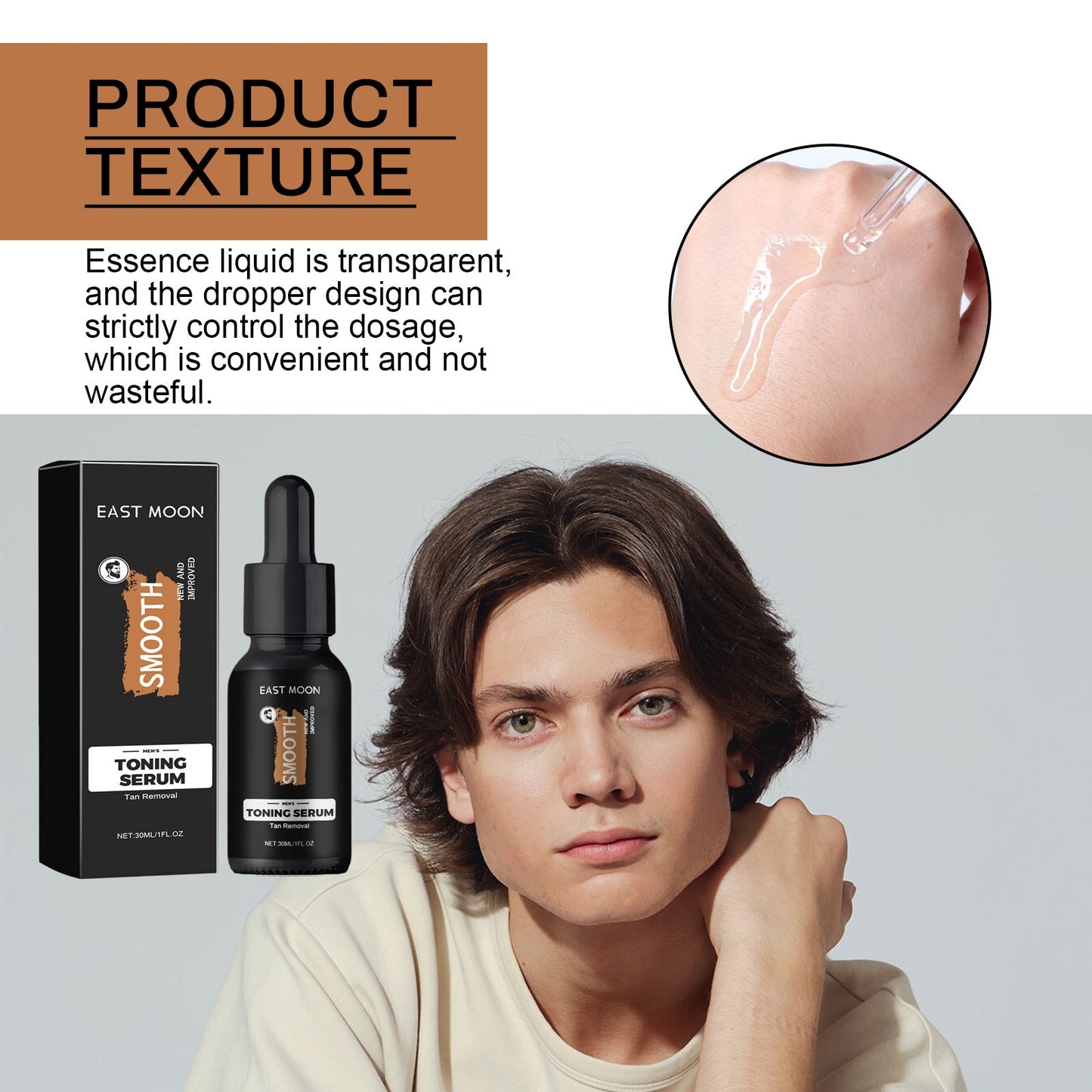 Toning Serum, Deep Moisturizing And Desalting Fine Lines Moisturizing And Moisturizing Face Essence - Korvel