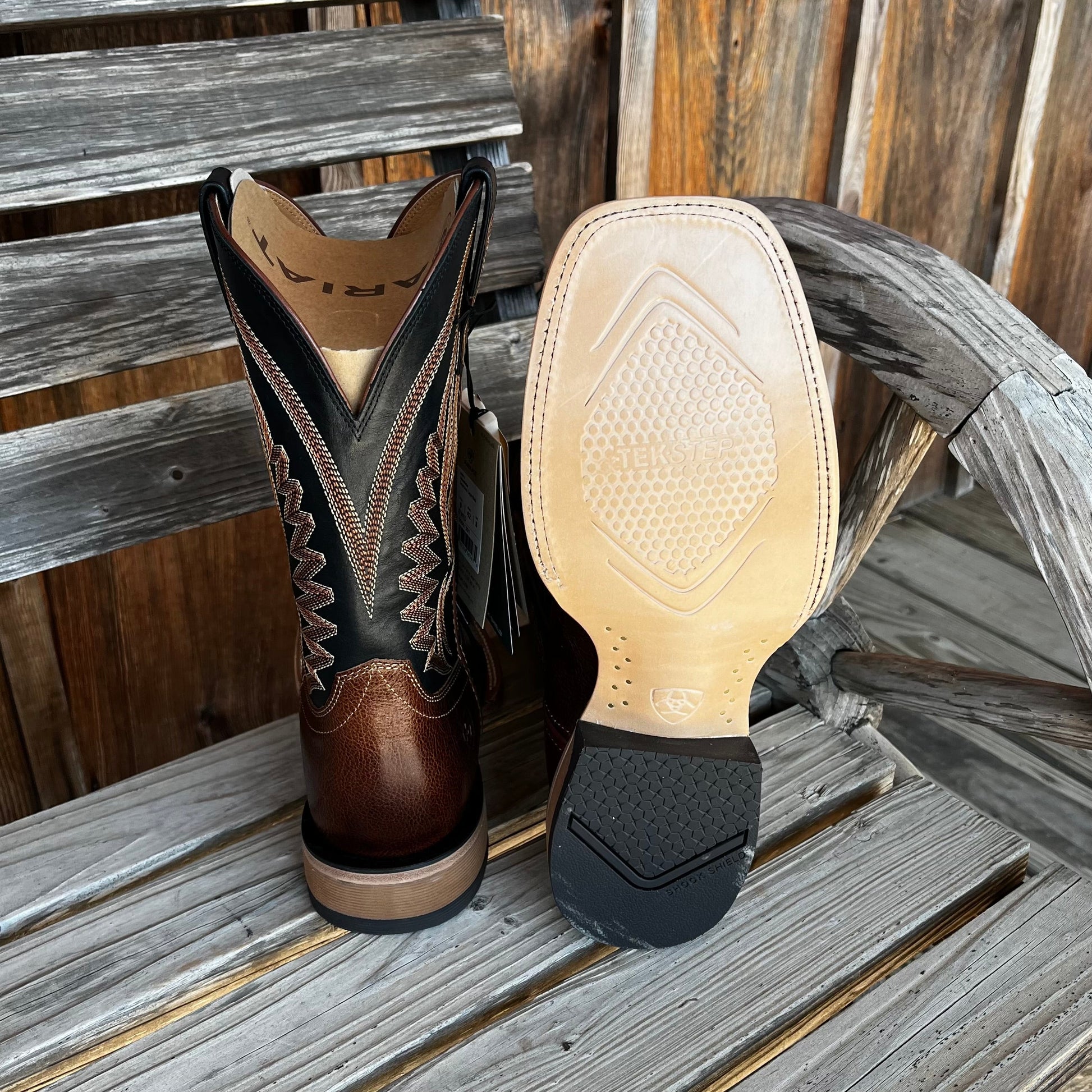 Ariat Men's Sidewinder Western Boots - Dark Gingersnap - Korvel