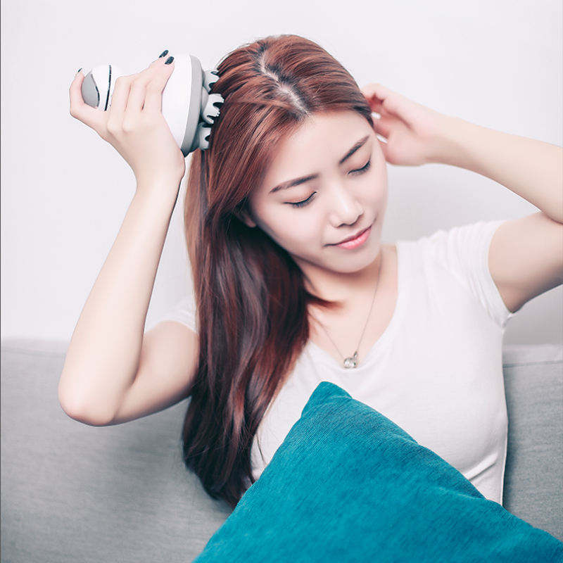 Head massager rechargeable head massager electric 3D scalp massager multifunctional head physiotherapy instrument - Korvel