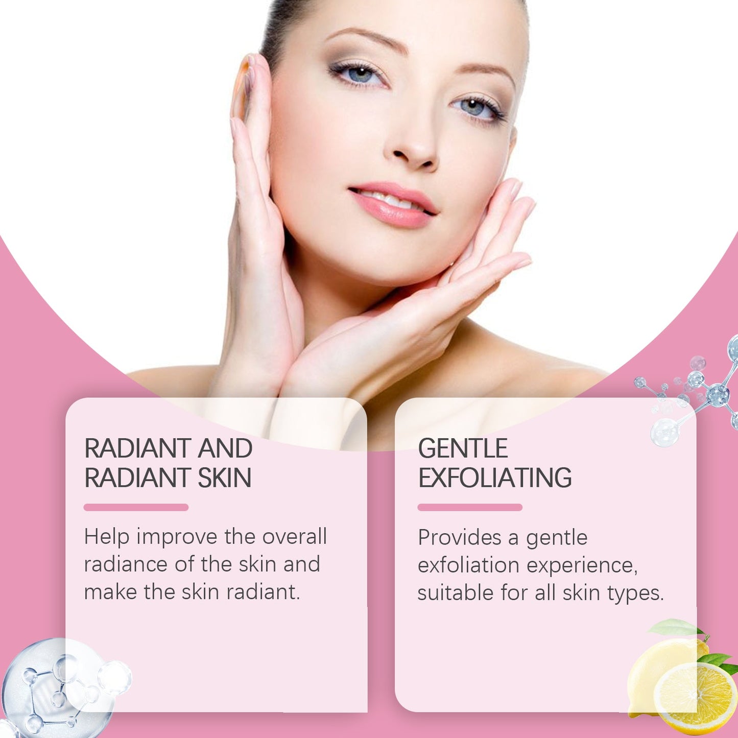 Brightening Face Scrub, Gently Cleansing Exfoliating Dead Skin Brightening Soft Cleansing Scrub - Korvel
