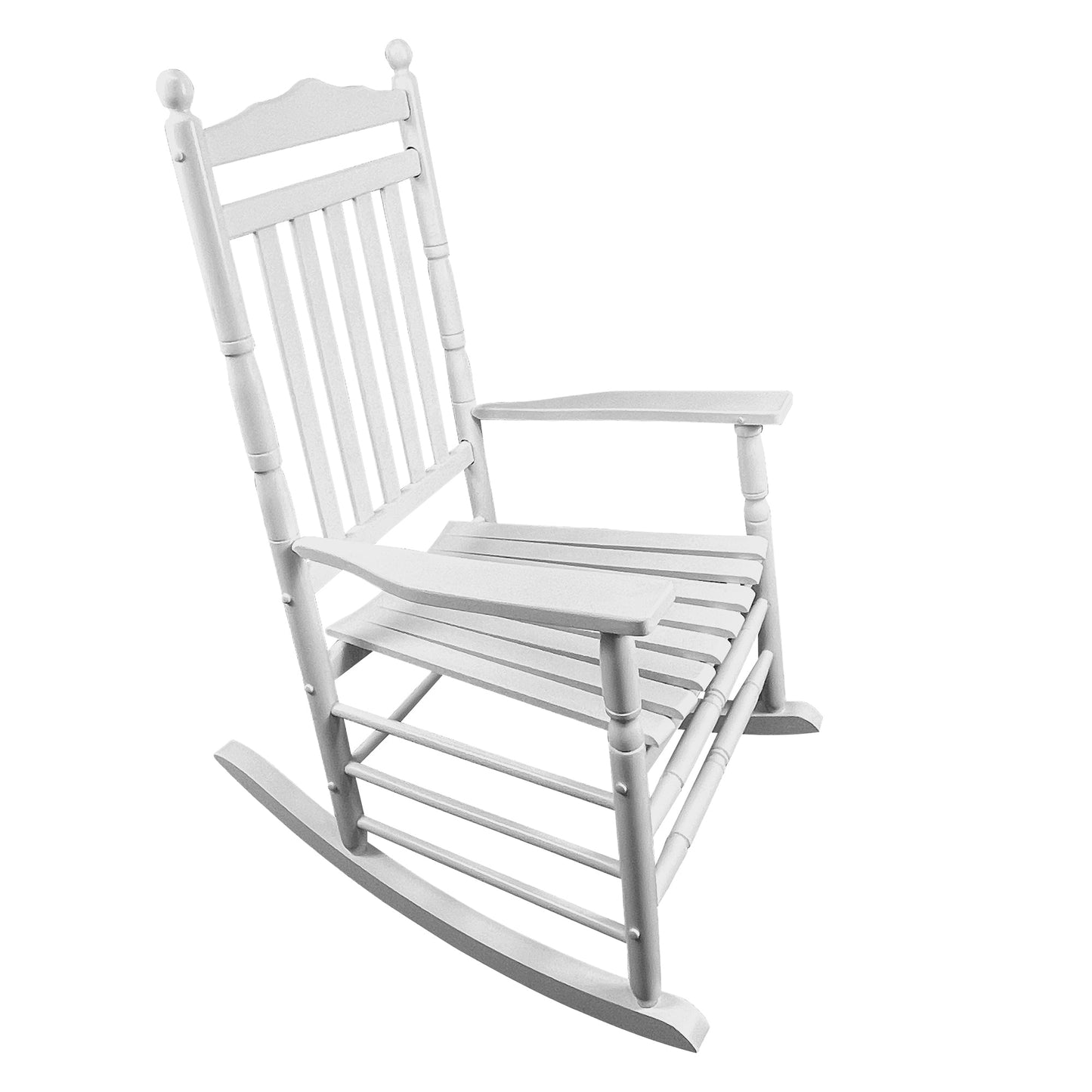 Premium White Balcony Porch Rocking Chair