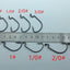 Rompin 100pcs/box High carbon Steel Fishing Hooks Crank Lead Sharp worm  2# 1# 1/0# 2/0# 3/0# mix size - Korvel