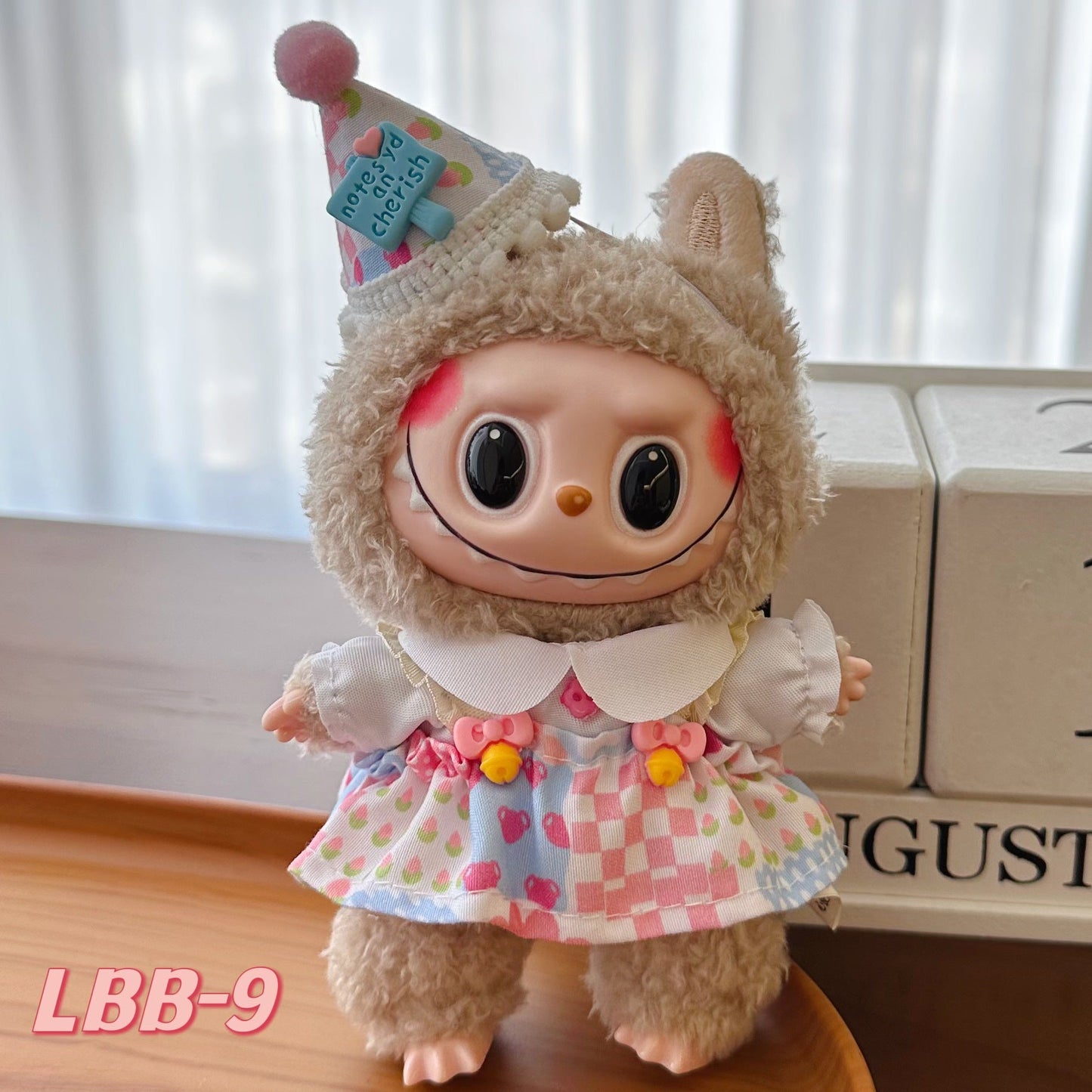 [Clothes Only]15-17 cm Labubu Sitting Party Doll Clothes Cute Set Clothes - Korvel