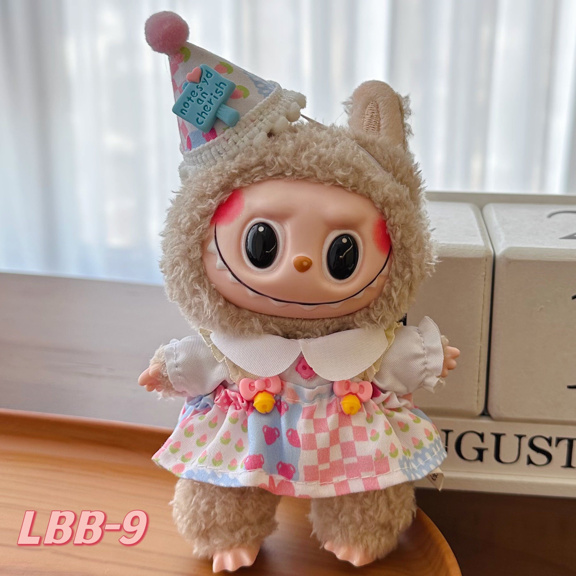 [Clothes Only]15-17 cm Labubu Sitting Party Doll Clothes Cute Set Clothes - Korvel