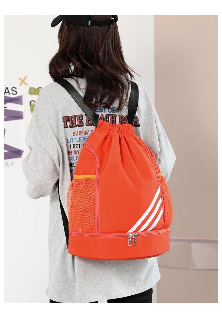 Sport Basketball Backpack Travel Outdoor Fitness Travel Sports Bag Basketball Pouch Hiking Climbing Backpack - Korvel