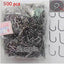 Rompin 500pcs carp fishing hooks with hole High quality Carbon Steel #3-#12 10 size choose Fly carp sea - Korvel