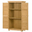 Premium Wooden Garden Shed - 3-Tier Outdoor Storage Cabinet