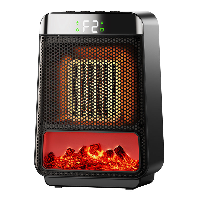 3D dynamic flame heater, household heater, silent and energy-saving PTC speed electric heater - Korvel