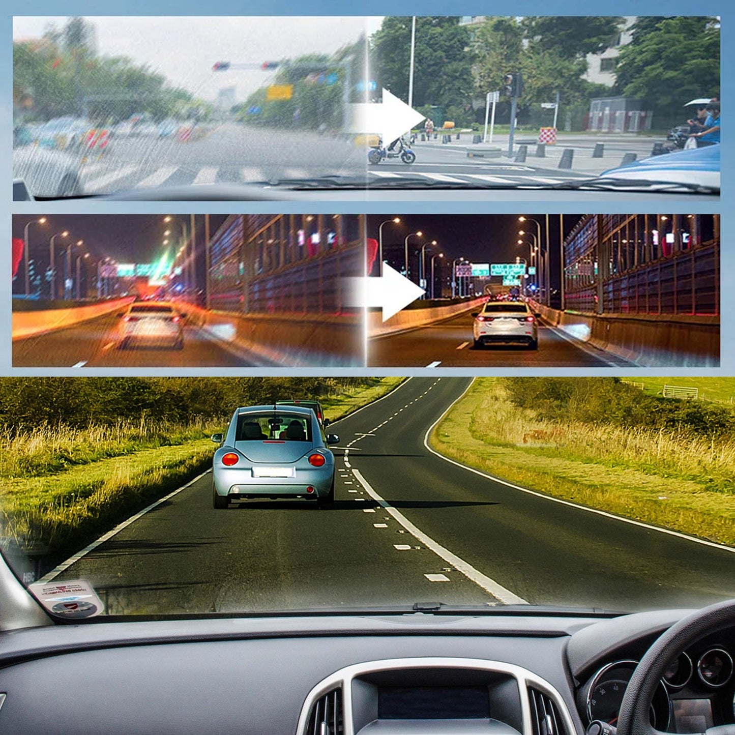 Oil Film Cleaning Emulsion, Powerful Stain Removing Oil Film Cleaning Emulsion For Car Window Front Windshield - Korvel