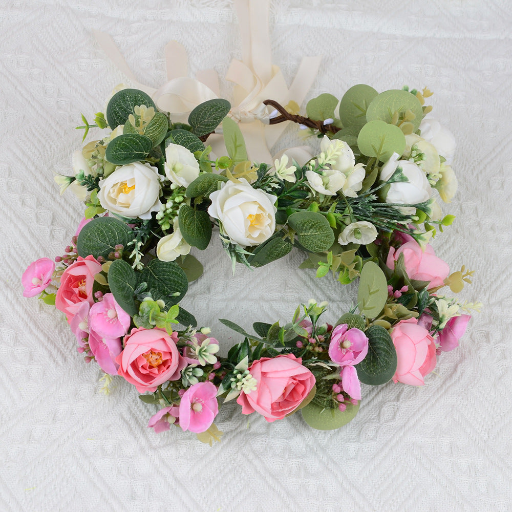 Elegant Flower Garland Hair Wreath for Special Occasions