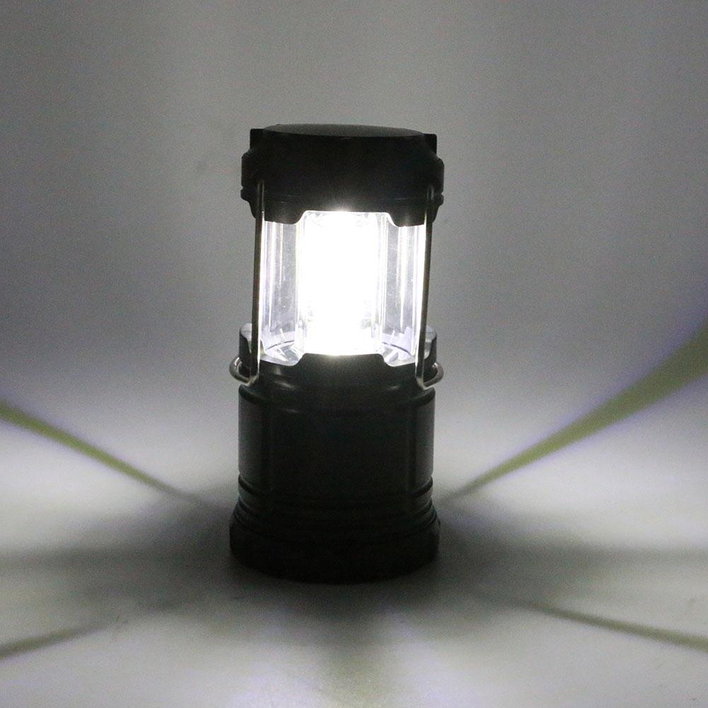 Ultra Bright Collapsible 3 COB Led Mini Lanterns Tent Light  Emergencies Portable Lantern For AAA - Korvel