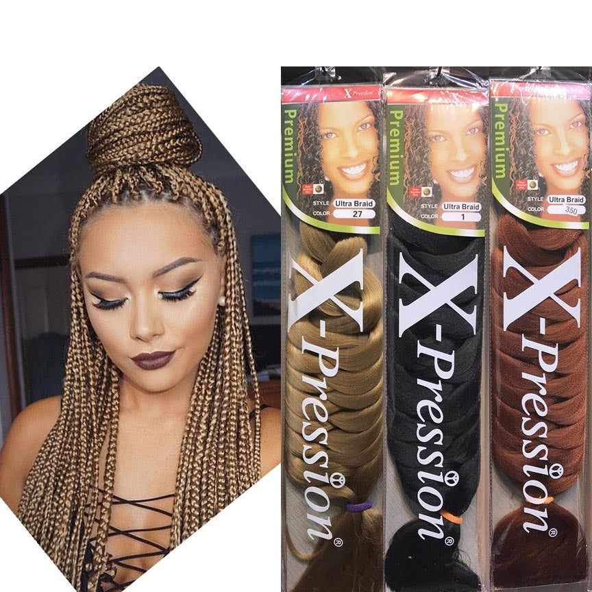 Premium African Black Braid Wig - Long, Exotic Style