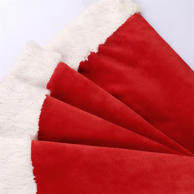 New Christmas Tree Skirt Christmas Party Decoration Santa Claus Feet Christmas Tree Base Apron - Korvel