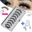 Five magnetic adhesive free magnetic eyelash clamp set for European and American thick magnetic eyelashes - Korvel