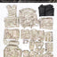 Cold War direct-purchased Russian military-issued 3rd-gen 6sh117 desert KSOR digital camo tactical vest - Korvel