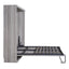 Full Size Murphy Bed, can be Folded into a Cabinet Gray - Korvel