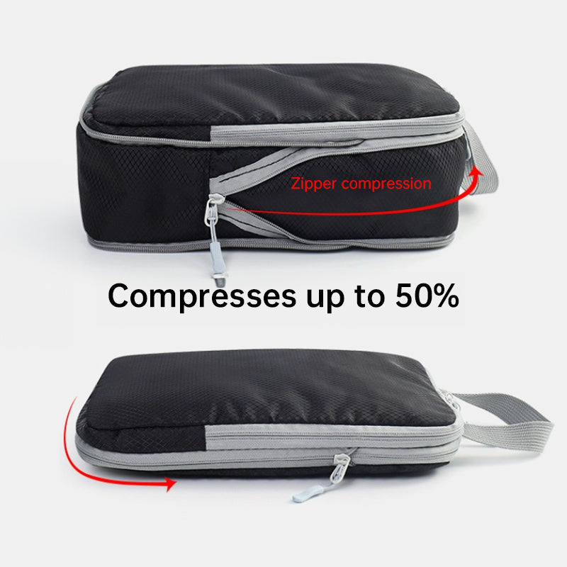 Travel compression packing cubes – ultralight, expandable, for luggage organization - Korvel