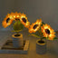Rechargeable Sunflower LED Simulation Night Light Room Bedhead Decoration Atmosphere Light Birthday Gift for Girls - Korvel