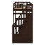 Twin Size Loft Bed with Storage Staircase and Built-in Desk - Espresso