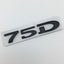 Premium Metal Tail Label Sticker for Tesla Models