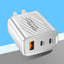 40W Dual PD+USB Fast Charging Adapter