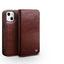 Funda de Cuero Premium con Tapa para iPhone 16 Promax y Apple 15/13