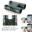 USCAMEL Military HD 10x42 Binoculars Professional Hunting Telescope Zoom High Quality Vision No Infrared Eyepiece Army Green - Korvel